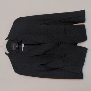 Banana Republic Black Notch Collar Knit Blazer